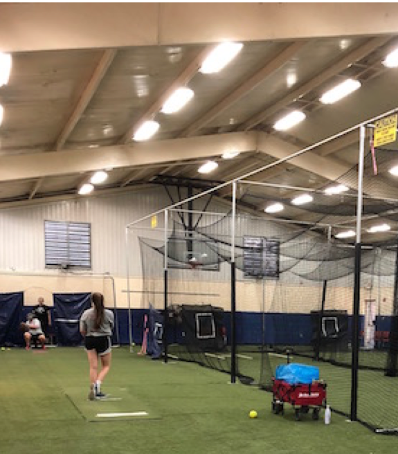 Flames Fastpitch Indoor Hitting Facility for Rent located near Dunwoody Chamblee Brookhaven Atlanta Sandy Springs